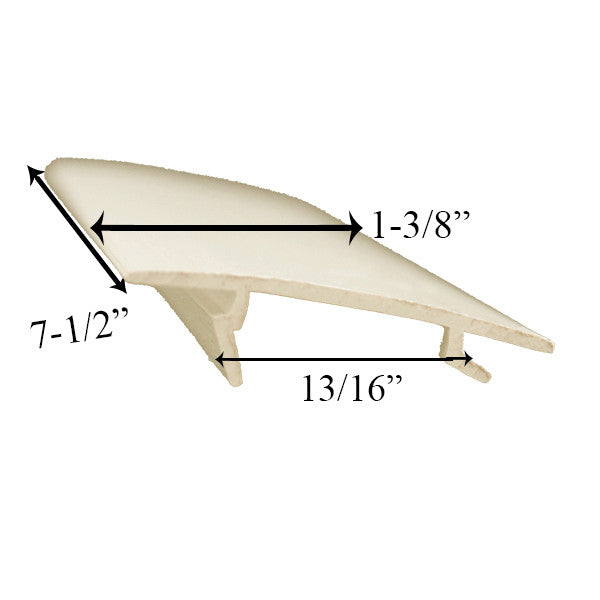 Window Balance Cover, Vinyl Filler Bead 7-1/2