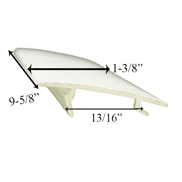 Window Balance Cover, Vinyl Filler Bead 9-5/8