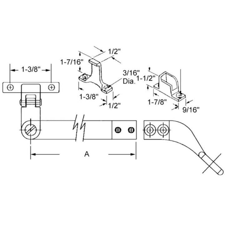 Kawneer 7" Style Push Bar Operator