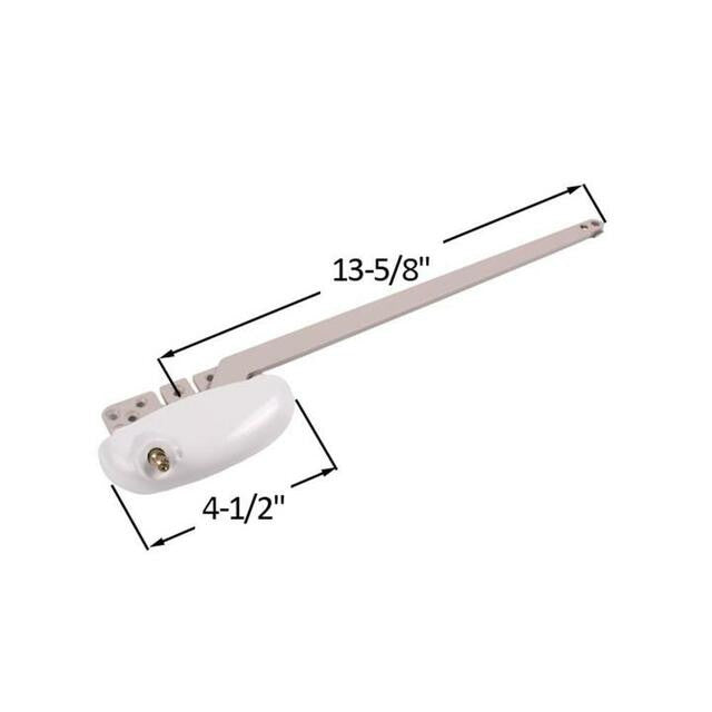 Roto Hardware Single Arm 13-5/8" Casement Window Operator