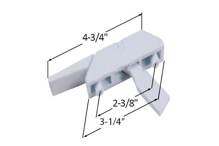 Casement Window Multi-Point Locking Handle - White
