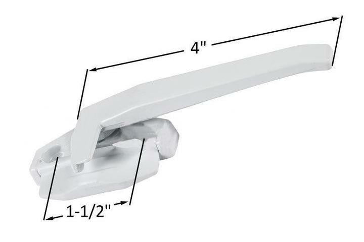 Wedgeless Casement and Awning Window Cam Handle With 1-1/2" Screw Holes