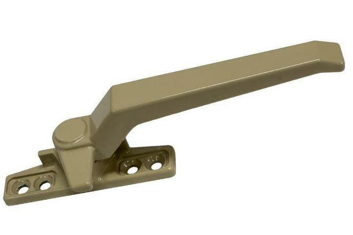 Casement Window Locking Handle With 2-1/4" Screw Holes - Beige
