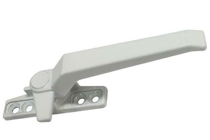 Casement Window Locking Handle With 2-1/4" Screw Holes - White