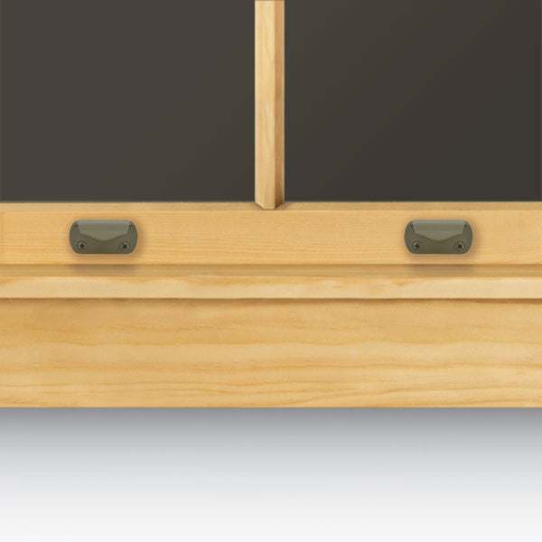 Traditional Sash Finger Lifts 0400226 Traditional Sash Finger Lifts with Screws - Stone