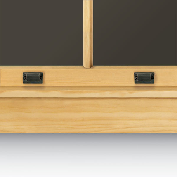 Sash Finger Lift - Double-Hung Windows 1642931 Estate Sash Finger Lift with Screws, Distressed Bronze Pair