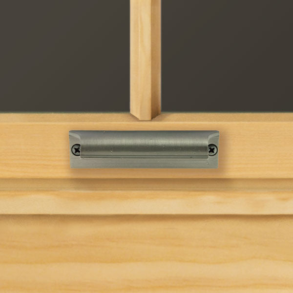 Sash Hand Lift - Double-Hung Windows 1600405 Estate Sash Hand Lift with Screws, Distressed Nickel
