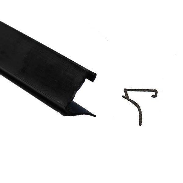 Glazing Bead, 5 Line Shape, VINYL - 6ft.