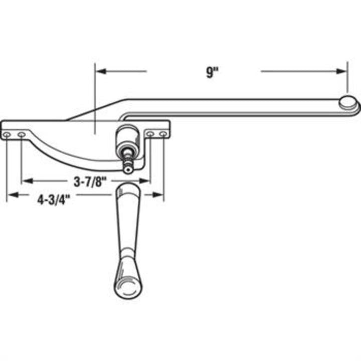 Casement Window Operator 9" Teardrop Series