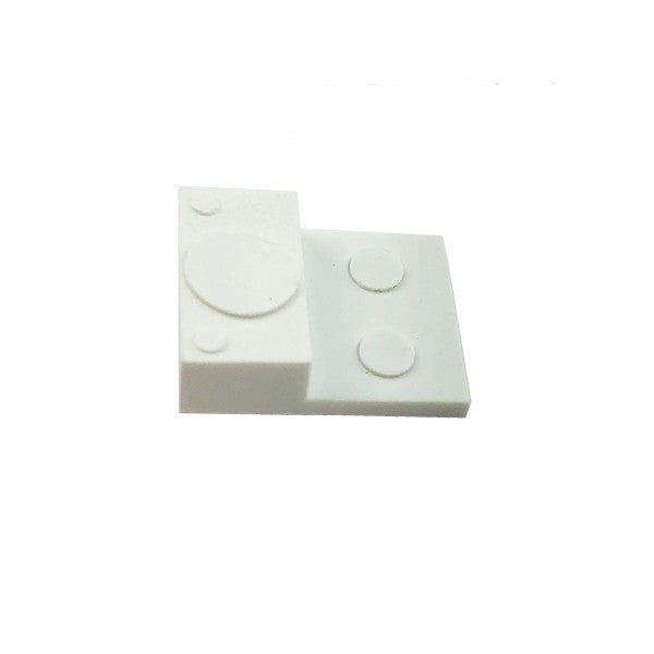 Face Guide, PGT, White, 5/8" x 1/2" x 3/16"