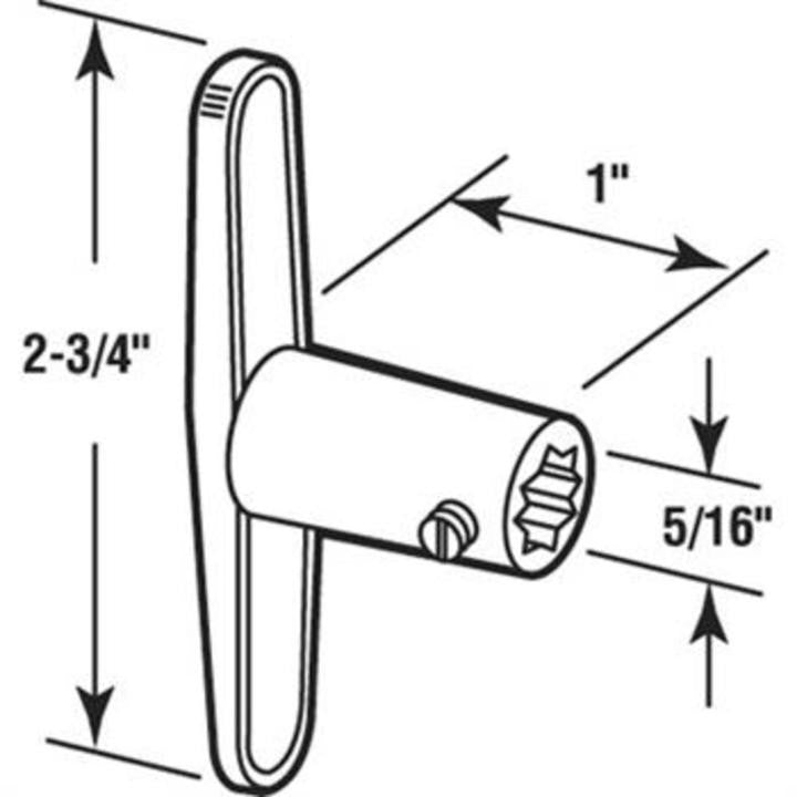 Window "T" Crank Handle