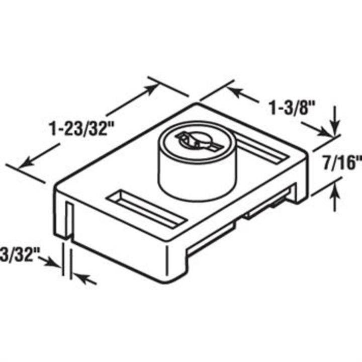 Keyed Window Security Lock