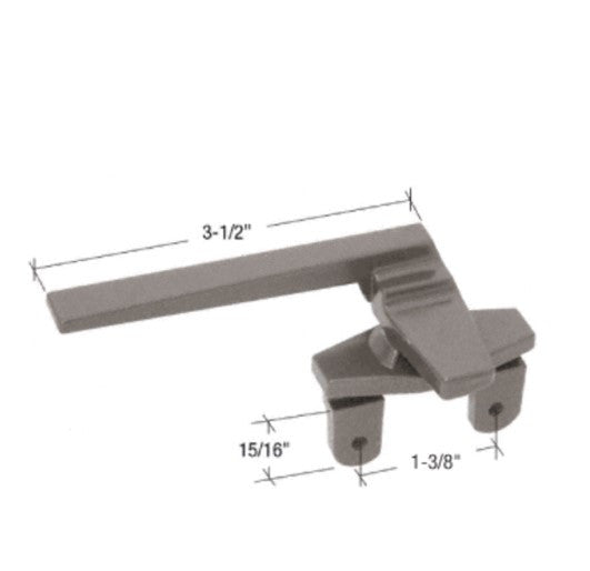 Truth Hardware Angle Base Left Hand Cam Handle - Chestnut Bronze