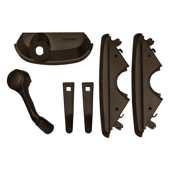 A-Series Traditional Folding Hardware Set - Awning Windows 9016120 Traditional Folding Hardware Package - Distressed Bronze