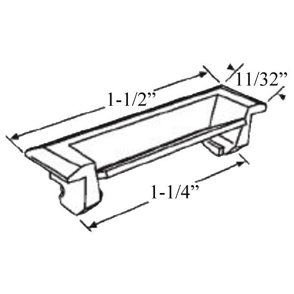 Weep Hole Cover with Flap Snaps into Hole - Brown *DISCONTINUED*