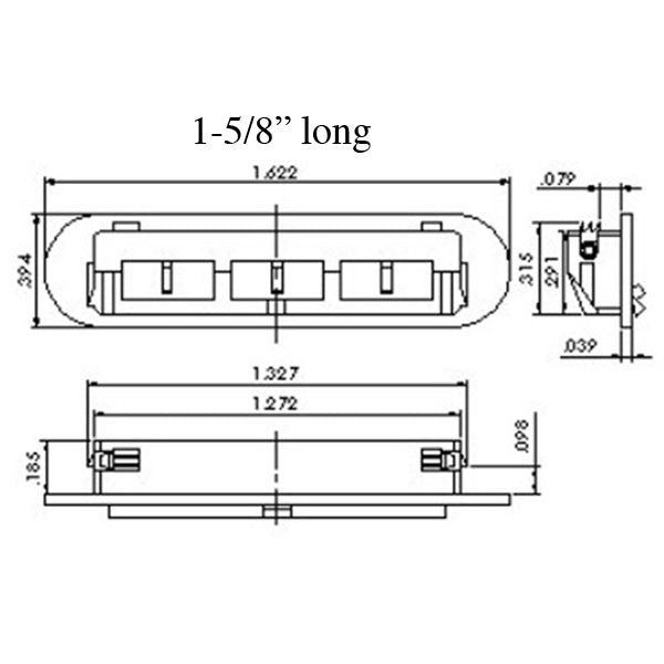 Weep Hole Cover 1-1/4 Slot with Flap