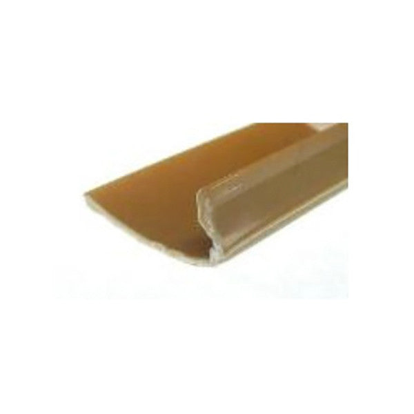 Vinyl Glazing Bead, 4 Line Shape, 6' - White