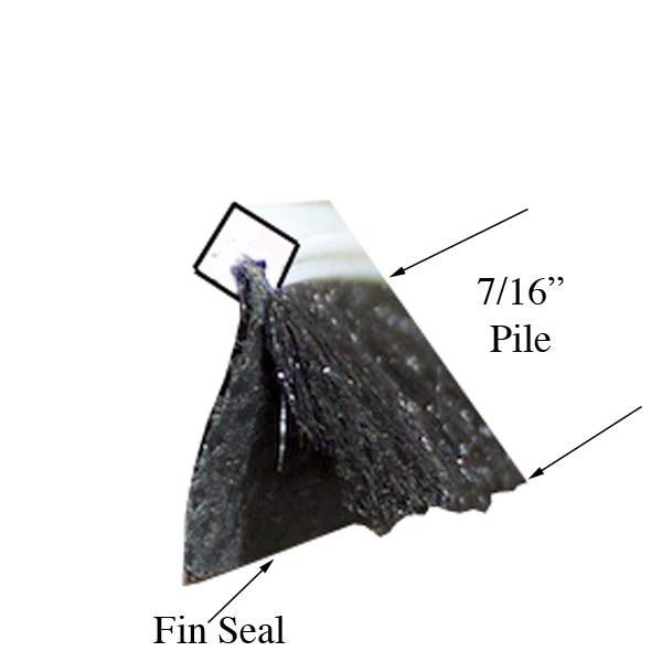 Diamond Back Weatherstrip .115 x .590 - Black