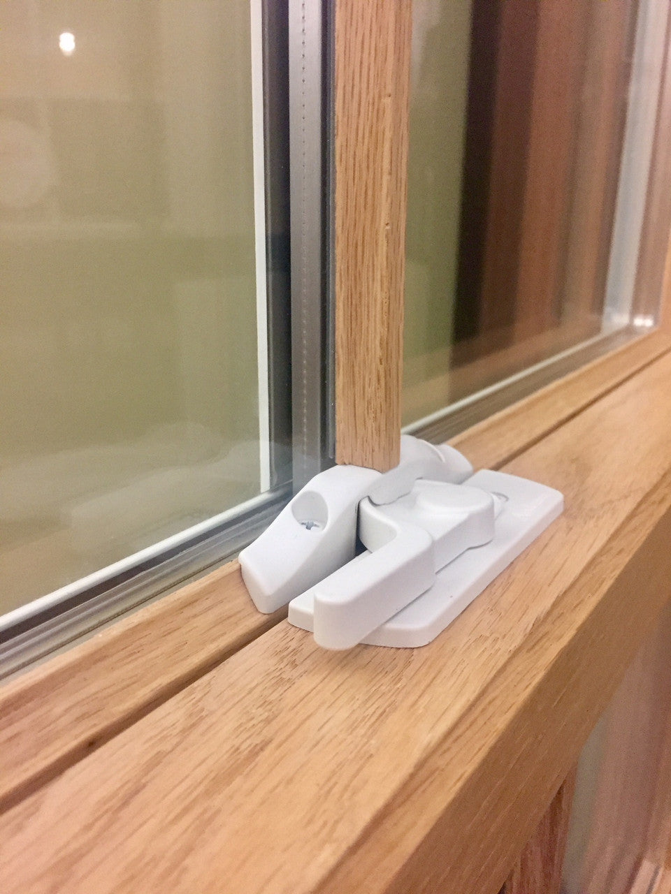 Woodwright® Double-Hung Sash Keeper 0102014 Sash Lock Keeper, White