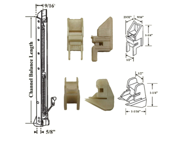 Non-Tilt Channel Balances