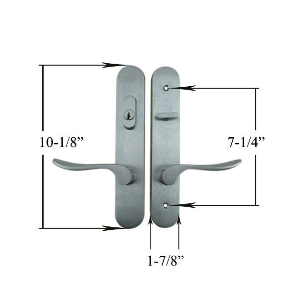 Marvin Active Keyed Multi-Point Lock Trim For Hinged Door