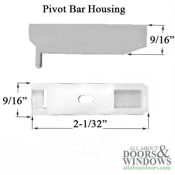 Pivot Bar Housing Silverline Double Hung Vinyl Window