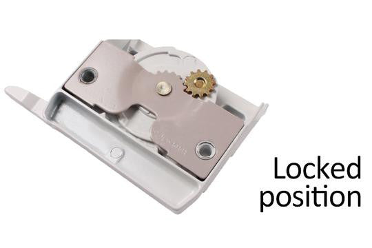 Truth Hardware "Entrygard" Sash Lock With 2-3/8" Screw Holes - White