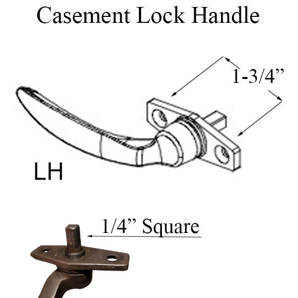 Marvin Push Out Casement Lock Handle, Active -