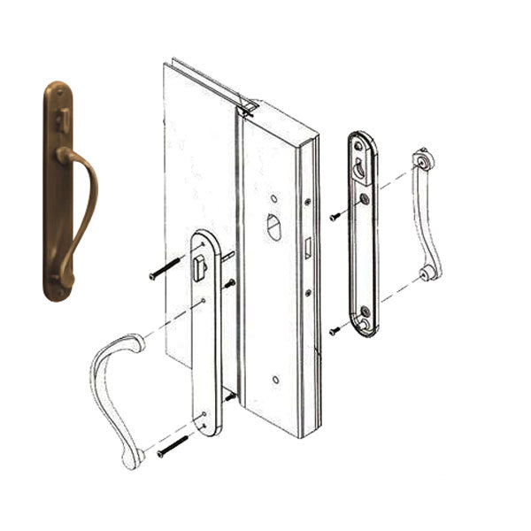 Marvin Active Non-Keyed Ultimate Sliding French Door Wide Trim