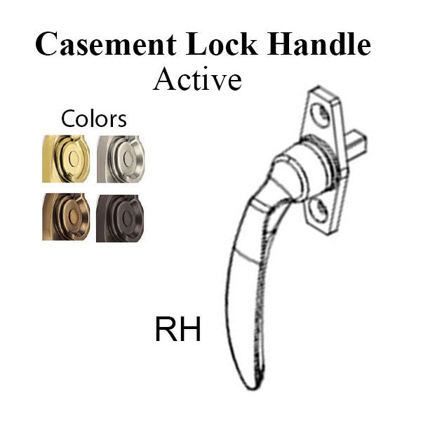 Marvin Push Out Casement Lock Handle, Active -