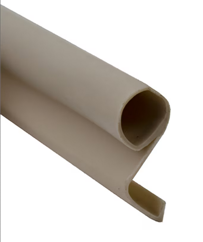 Bulb Weatherstrip, .250 Offset Leg, Casement & Double Hung Windows - Beige