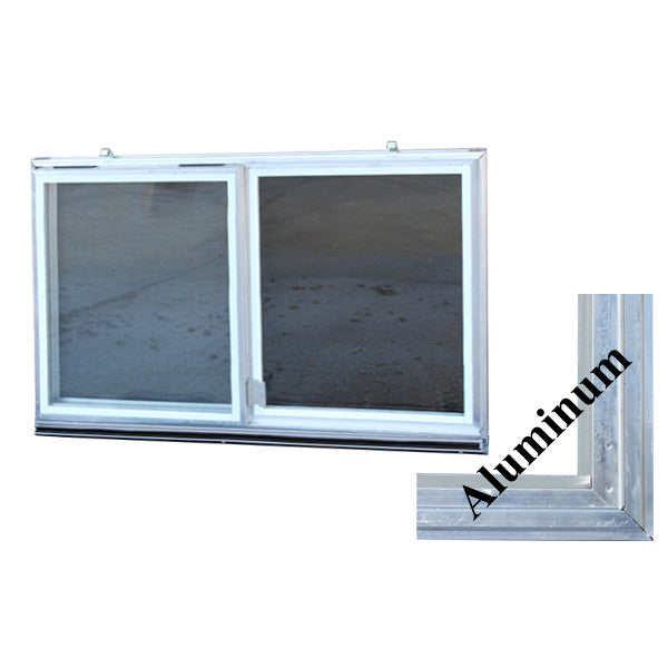 Monarch C-310A-12 Aluminum Basement WINDOW Insert, Dual Pane Glass