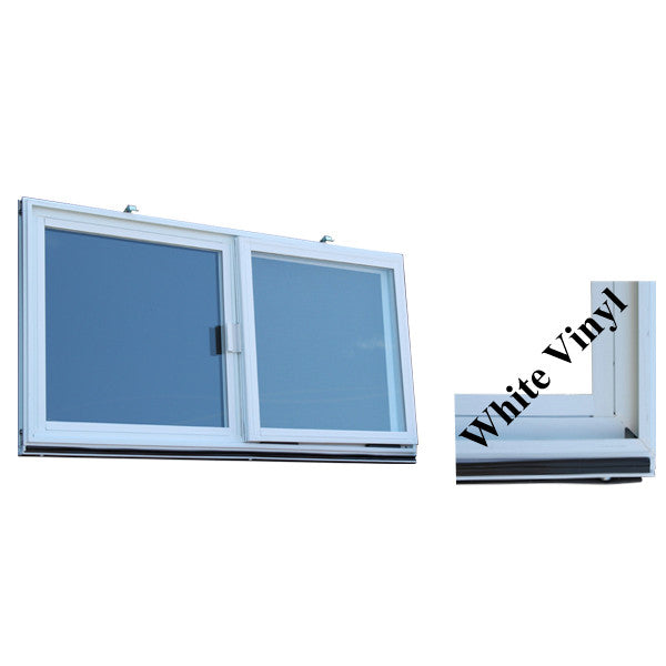 Monarch C-400A-12 Vinyl Basement Window Insert, Dual Pane Glass