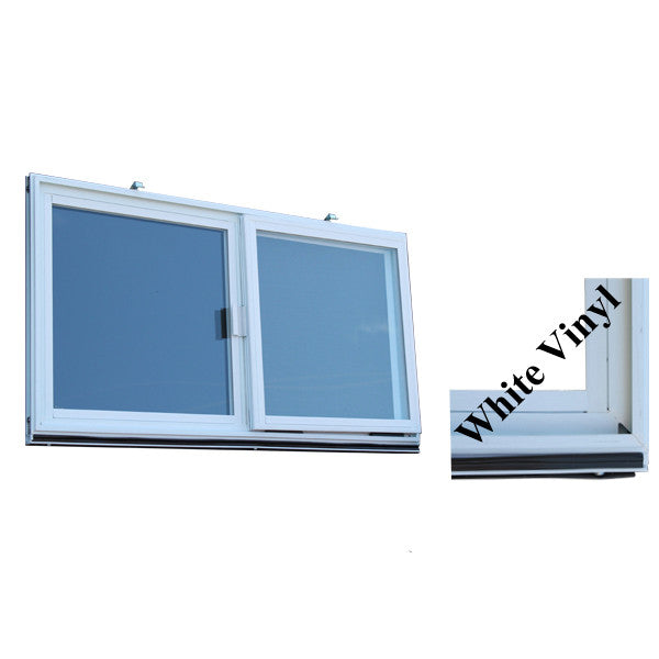 Monarch C-400A-16 Vinyl Basement Window Insert, Dual Pane Glass