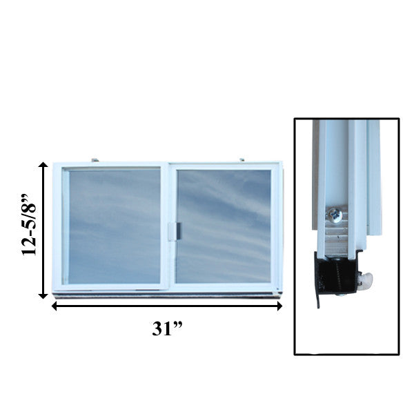 Kewanee C400K 12 inch Vinyl Basement Insert, Dual Pane Glass