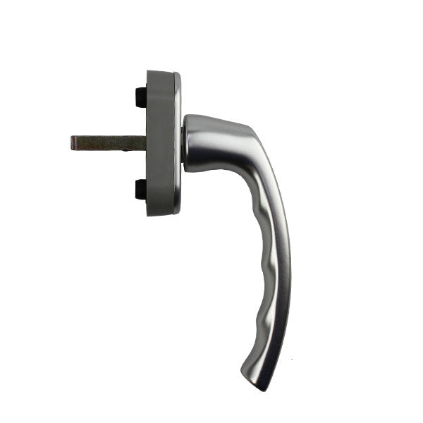 Luxembourg Non-Locking Handle for Tilt & Turn Windows - Made of Aluminum - Silver