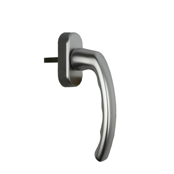Luxembourg Non-Locking Handle for Tilt & Turn Windows - Made of Aluminum - Silver