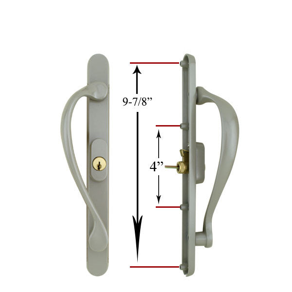 patio door handle installation thin door screws