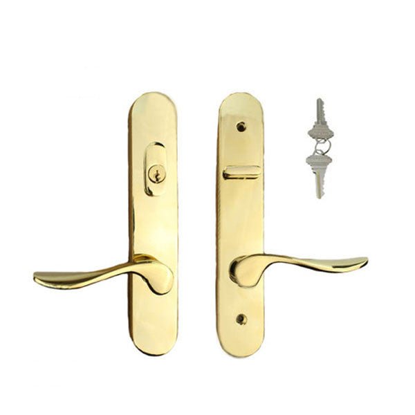 Marvin Active Keyed Trimset with interior thumbturn - PVD Brass