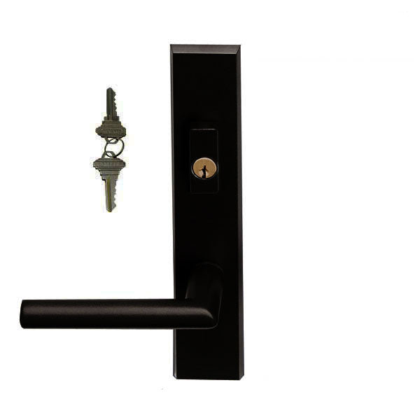 Marvin Contemporary Handle, Active Ultimate Hinged French Door - Interior + Exterior Handles