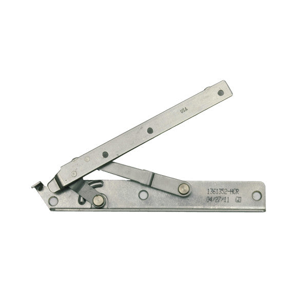 Casement Hinge 1361352 Lower Straight Arm Hinge with Screws, 22 Inch Opening, Sizes CX35 & CXW5 through CXW6, Right-Hand Corrosion Resistant