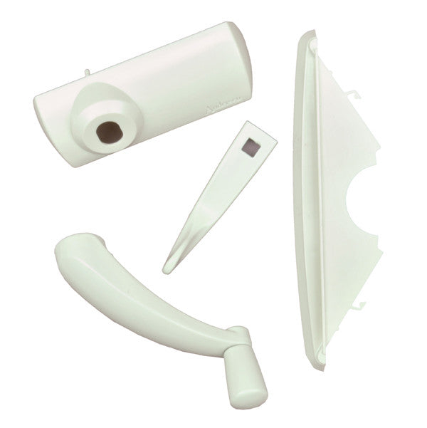 400 Series Casement Hardware Package 1361536 White Classic Series Hardware Set 1999 to Present