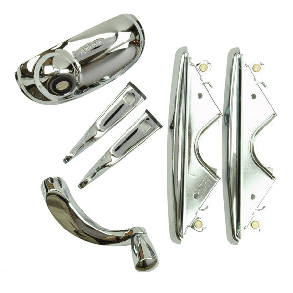 Andersen 400 Series Awning Hardware Package 1521032 Chrome Estate Style Hardware Set 1999 to Present