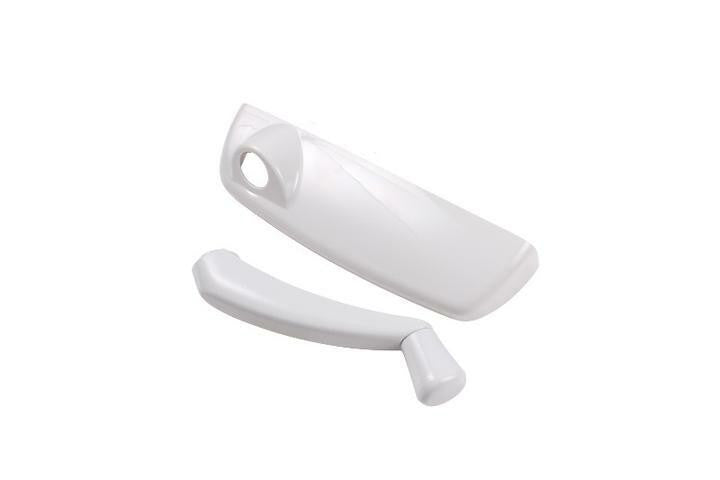 Truth Hardware White Operator Cover & Handle