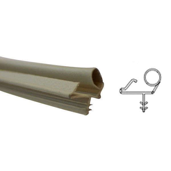 Marvin Casement Window, Bulb Weather Strip, Jamb - 84 Inch - Beige