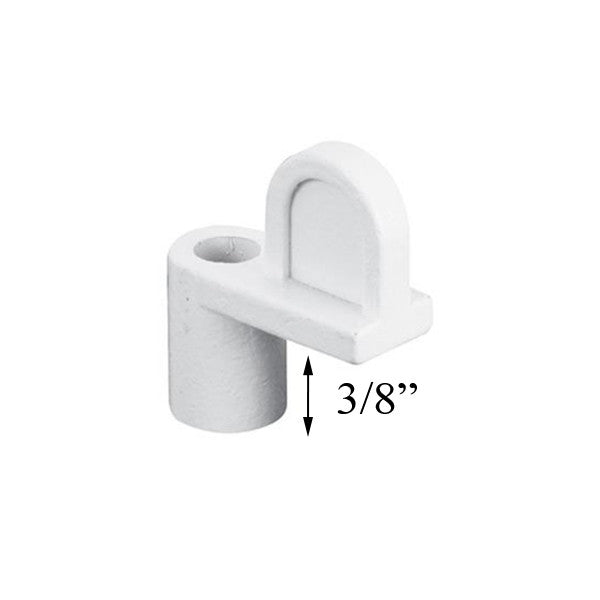 3/8-inch Diecast Screen Clips, White, Pack of 12