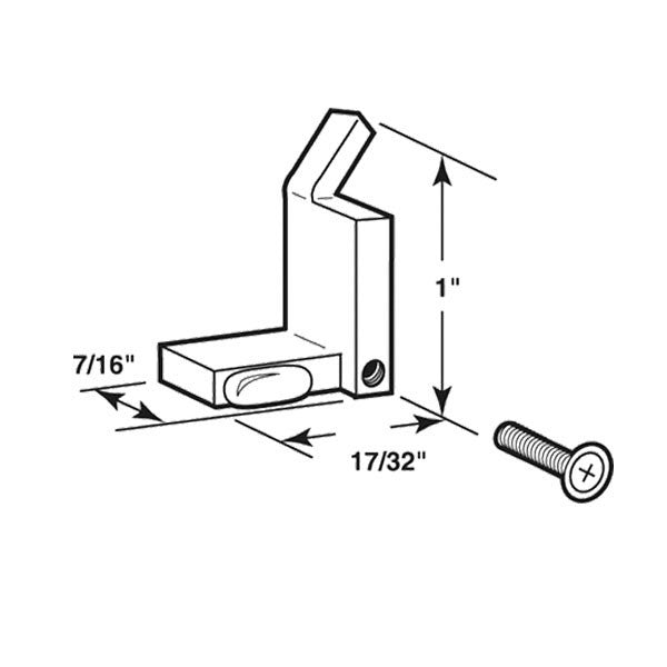 Nylon Clips for Acorn Windows - White - 4 Pack