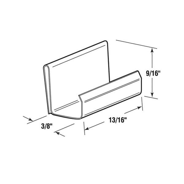 Metal Retainer Clips, Holds 3/8 inch Screen Frame