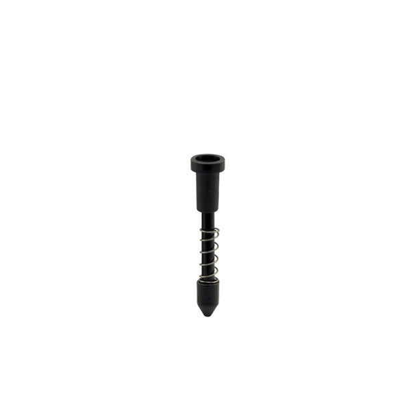 Plunger Latches, 3/8 or 7/16 inch Frame, Black Nylon - 25 Pack