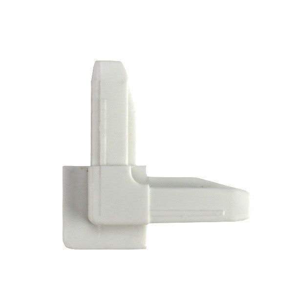 Outside Double Hung Corner Key and Inside Casement Corner, Plastic - White